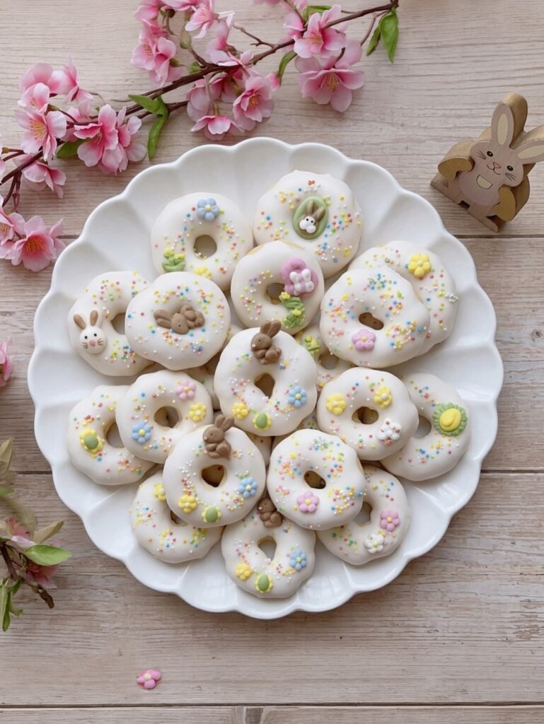 Ciambelline pasquali glassate al limone