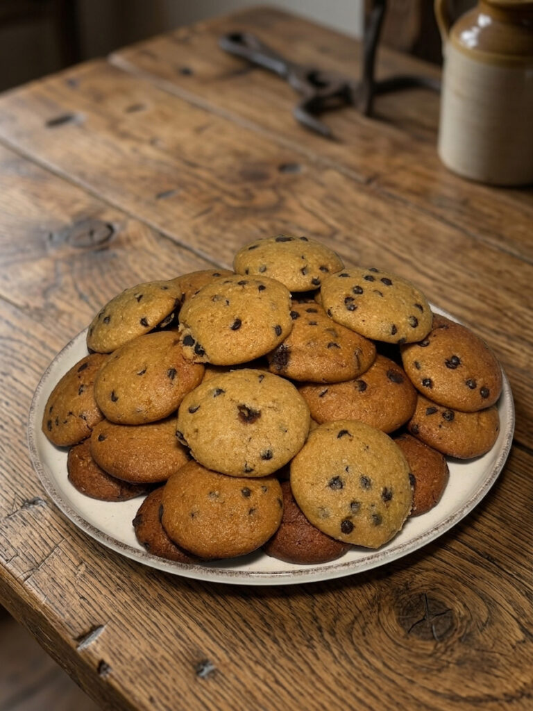 Cookies con Farina di Ceci, Mandorle e Riso: I biscotti senza glutine con gocce di cioccolato morbidi ed irresistibili