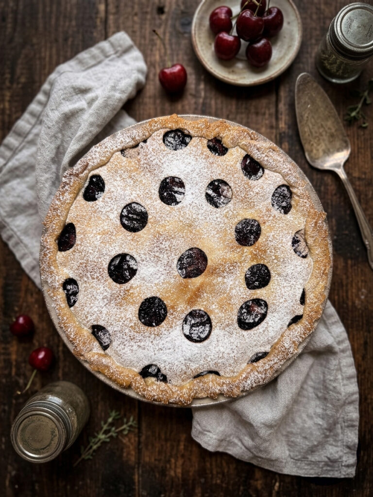 Cherry Pie Americana: la ricetta originale con pie crust sfogliata e ripiena di ciliegie fresche